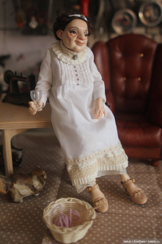 Бабуля Мэй-нежный цветок — Авторские шарнирные куклы своими руками: лепка