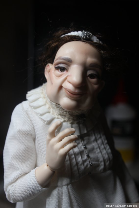 Бабуля Мэй-нежный цветок — Авторские шарнирные куклы своими руками: лепка (фото 2)