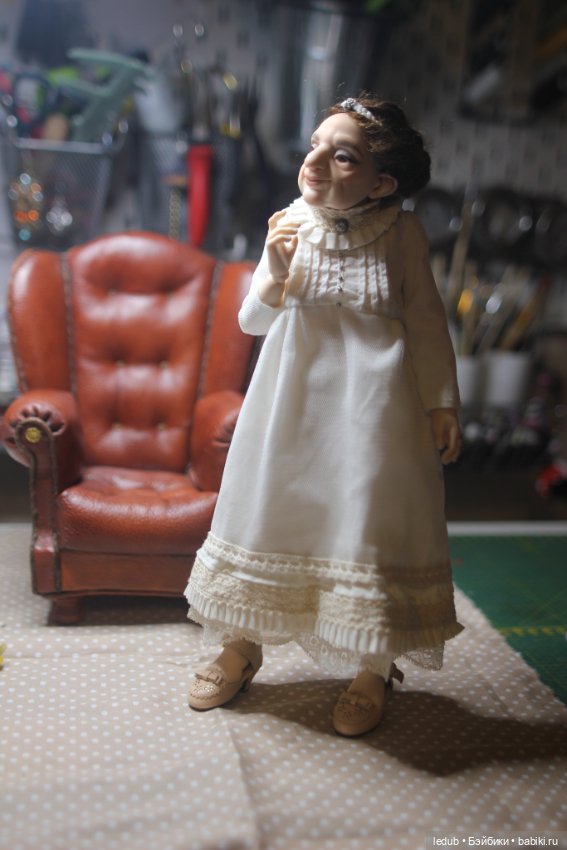 Бабуля Мэй-нежный цветок — Авторские шарнирные куклы своими руками: лепка