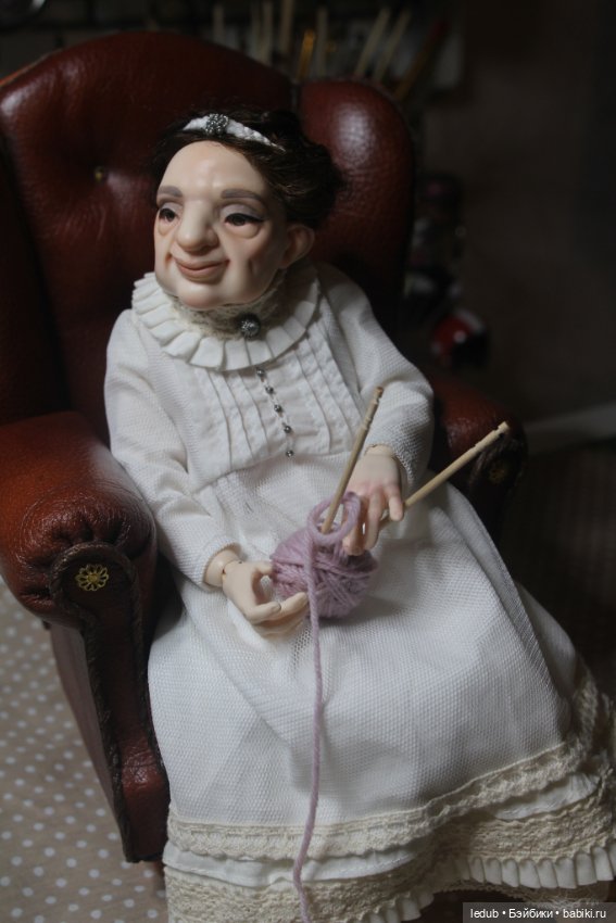 Бабуля Мэй-нежный цветок — Авторские шарнирные куклы своими руками: лепка