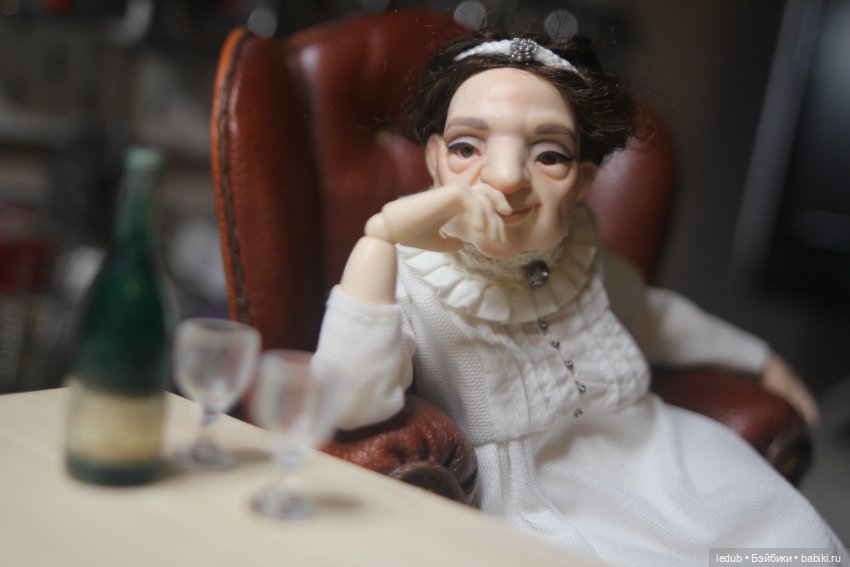 Бабуля Мэй-нежный цветок — Авторские шарнирные куклы своими руками: лепка (фото 9)