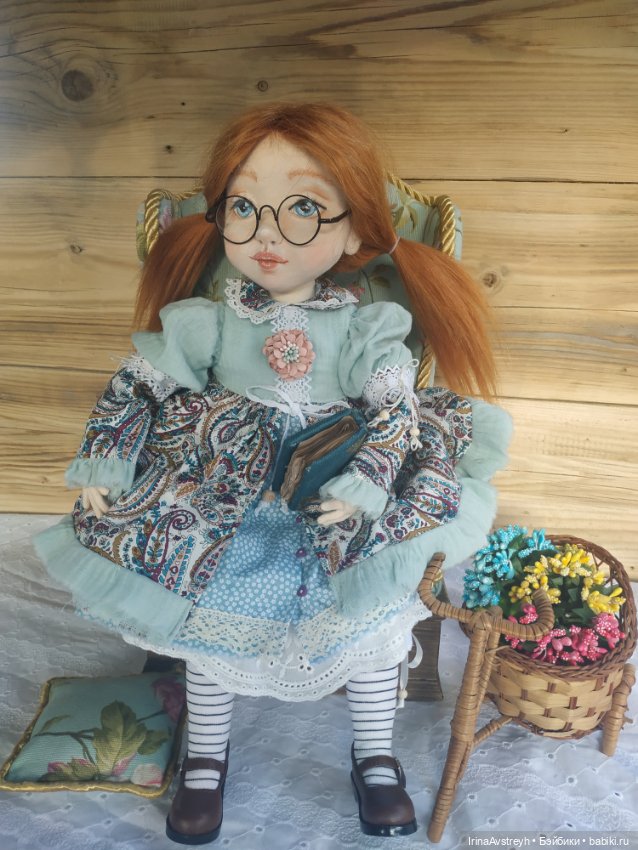 Авторская текстильная кукла Офелия (фото 5)