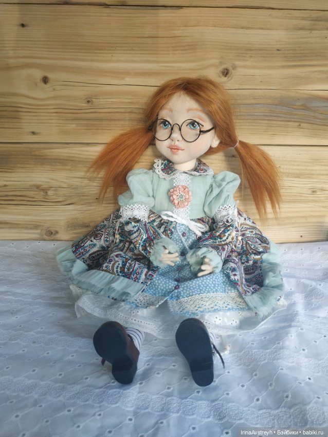 Авторская текстильная кукла Офелия (фото 4)