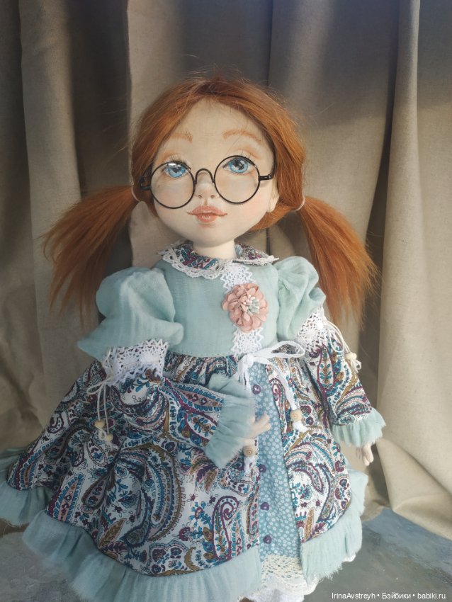 Авторская текстильная кукла Офелия (фото 6)