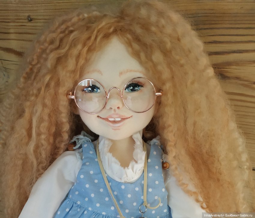 Авторская текстильная кукла Катя (фото 2)