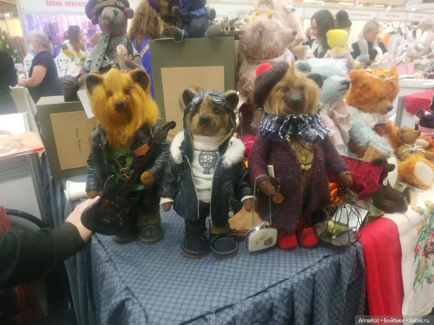 Московская международная выставка мишек Тедди - Hello Teddy! на Тишинке. 2 - 4 декабря 2022