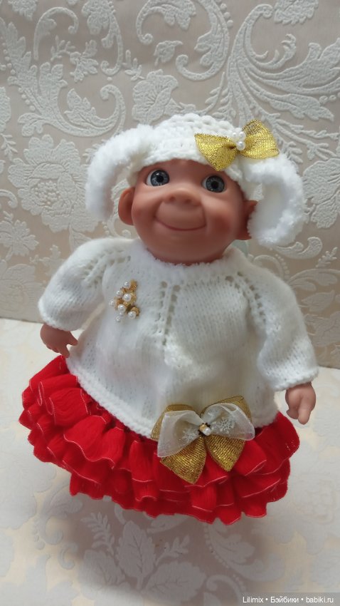 Зимняя коллекция в бело-красном цвете (фото 2)