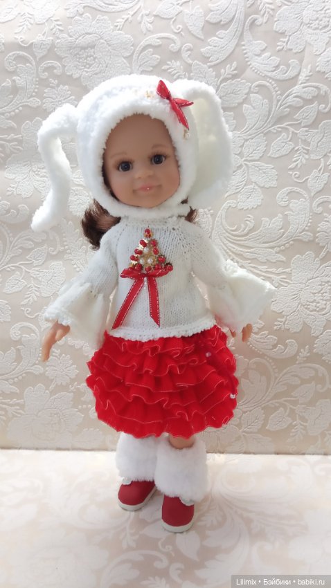 Зимняя коллекция в бело-красном цвете (фото 3)