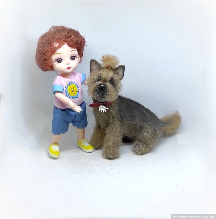 Йоркширский терьер — Валяные игрушки из шерсти: сухое валяние (фото 6)