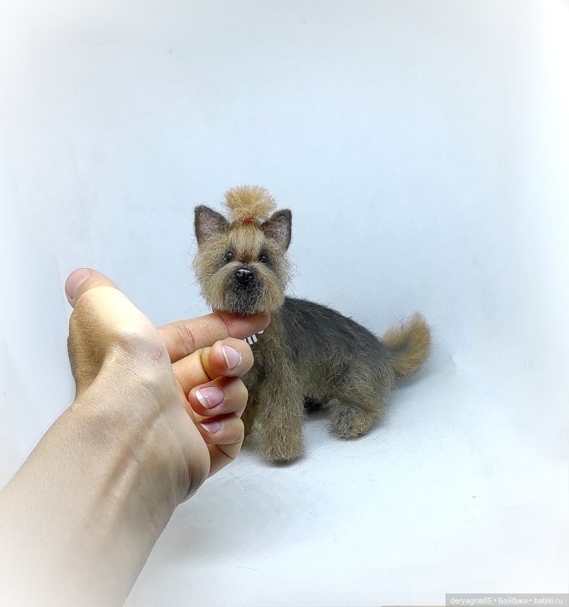 Йоркширский терьер — Валяные игрушки из шерсти: сухое валяние (фото 7)