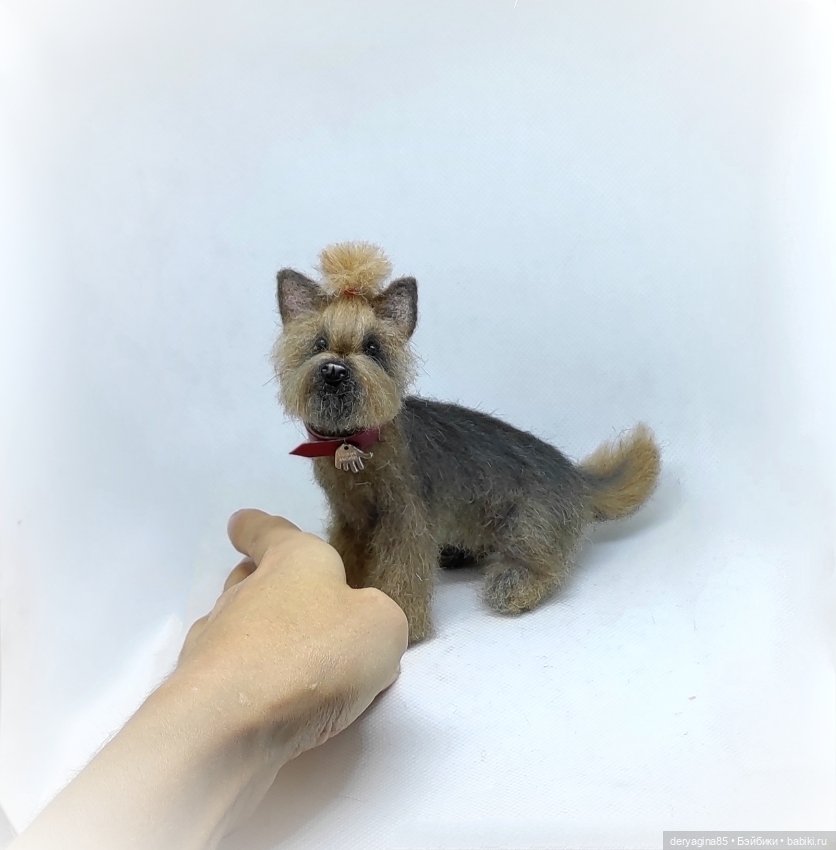 Йоркширский терьер — Валяные игрушки из шерсти: сухое валяние