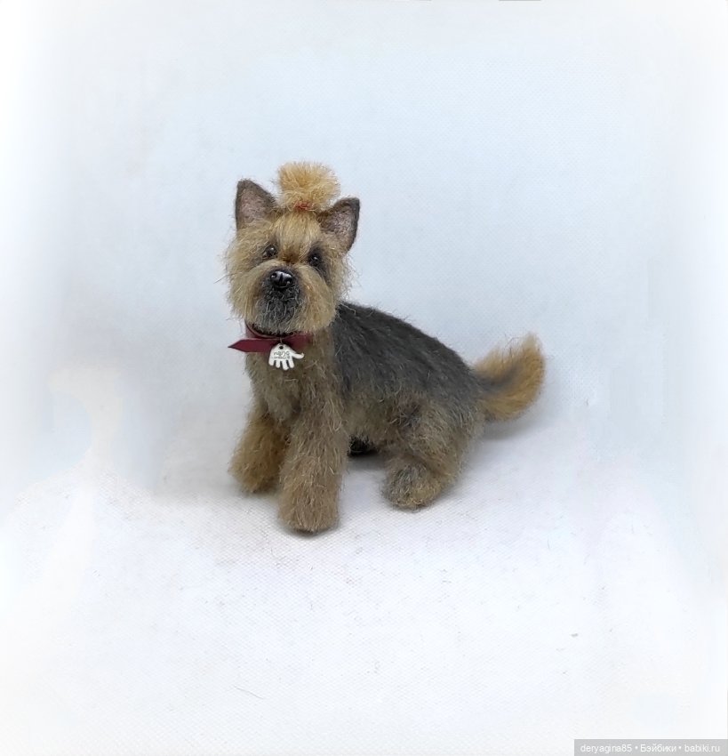 Йоркширский терьер — Валяные игрушки из шерсти: сухое валяние (фото 9)