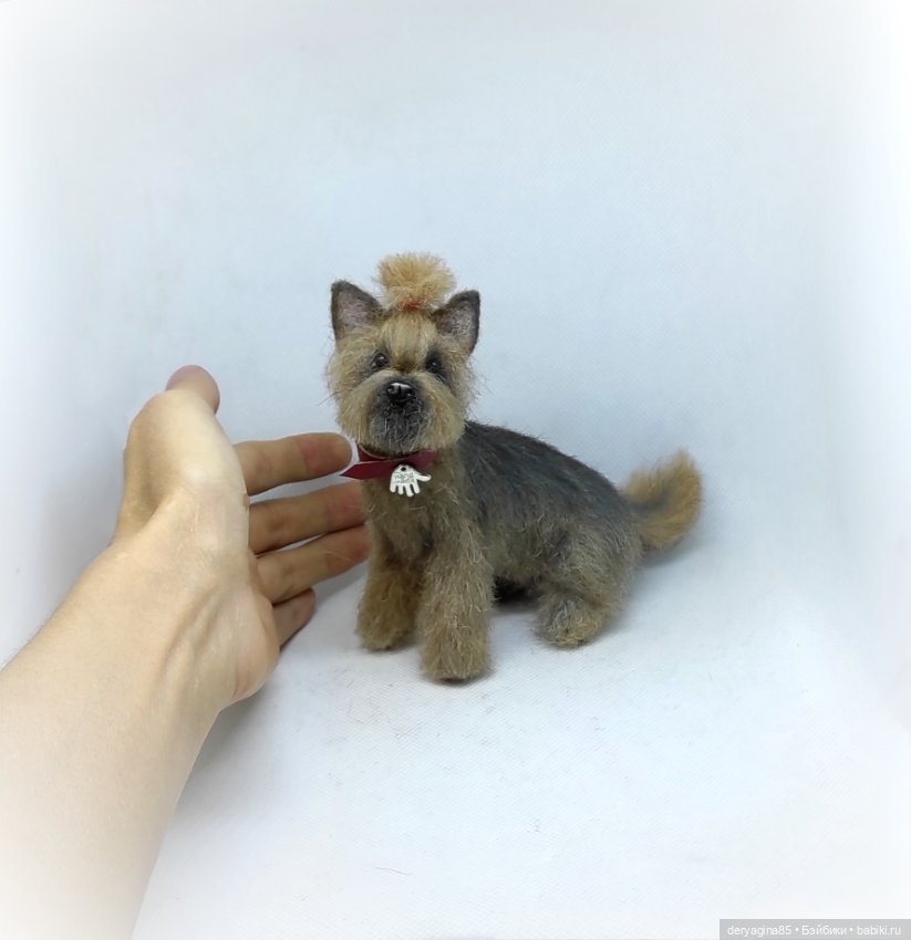 Йоркширский терьер — Валяные игрушки из шерсти: сухое валяние (фото 3)