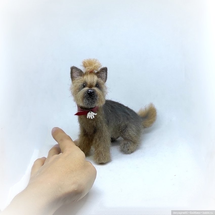Йоркширский терьер — Валяные игрушки из шерсти: сухое валяние (фото 10)