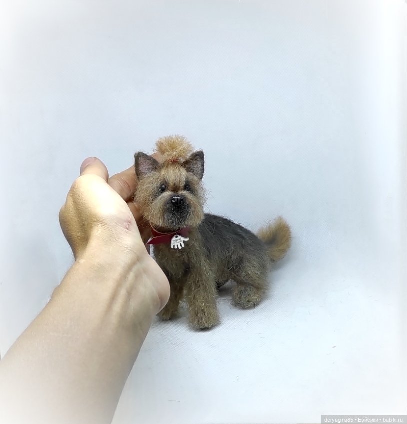 Йоркширский терьер — Валяные игрушки из шерсти: сухое валяние (фото 8)