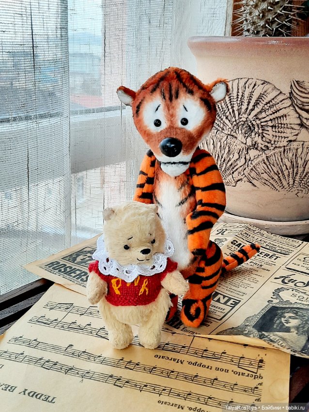 Мои Тигры — Авторские мишки Тедди и друзья: фото (фото 6)