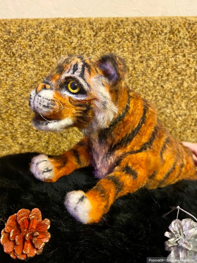 Живой тигр Зевс🐾🐅 — Вязаные игрушки и амигуруми: крючком