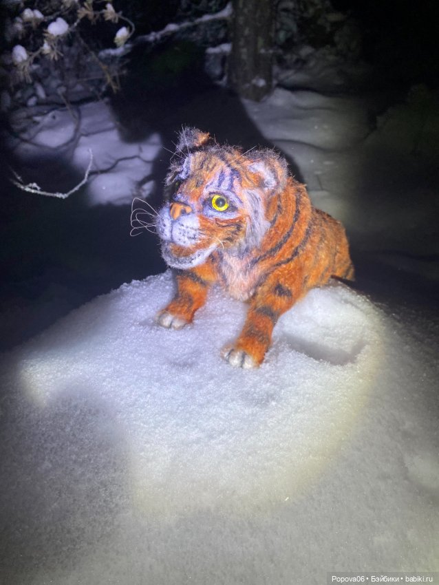 Живой тигр Зевс🐾🐅 — Вязаные игрушки и амигуруми: крючком