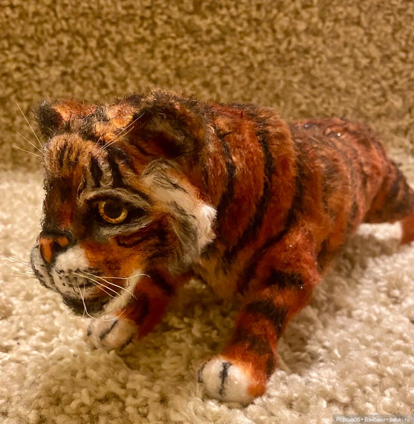 Живой тигр Зевс🐾🐅 — Вязаные игрушки и амигуруми: крючком