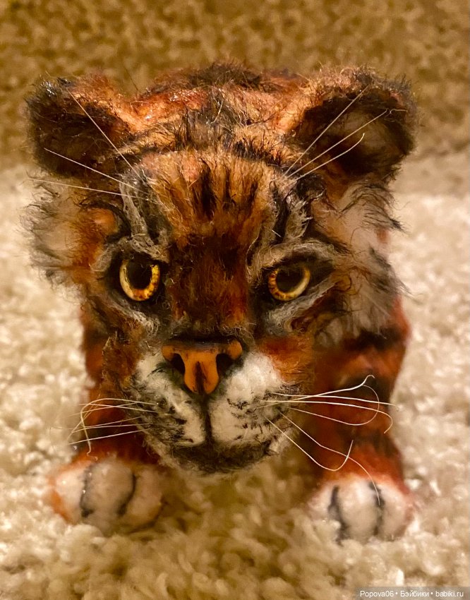 Живой тигр Зевс🐾🐅 — Вязаные игрушки и амигуруми: крючком (фото 10)