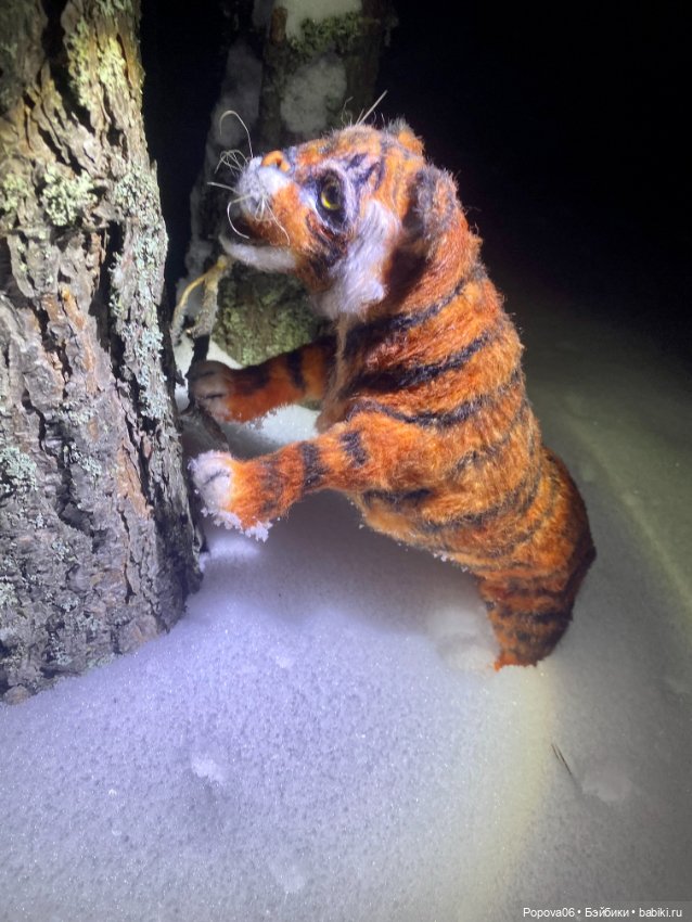 Живой тигр Зевс🐾🐅 — Вязаные игрушки и амигуруми: крючком (фото 3)