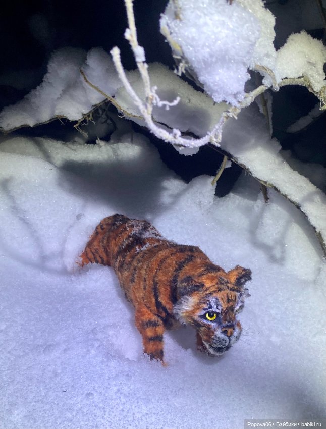 Живой тигр Зевс🐾🐅 — Вязаные игрушки и амигуруми: крючком (фото 5)