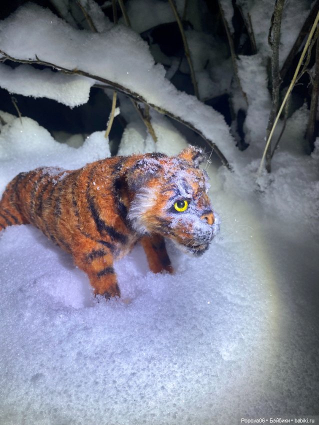 Живой тигр Зевс🐾🐅 — Вязаные игрушки и амигуруми: крючком (фото 8)