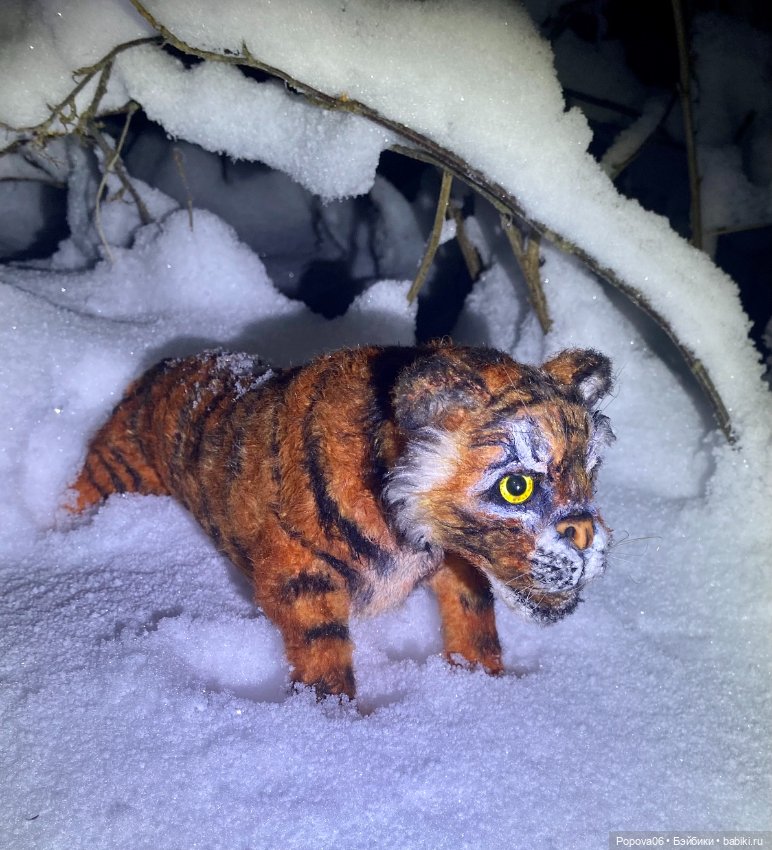 Живой тигр Зевс🐾🐅 — Вязаные игрушки и амигуруми: крючком (фото 6)