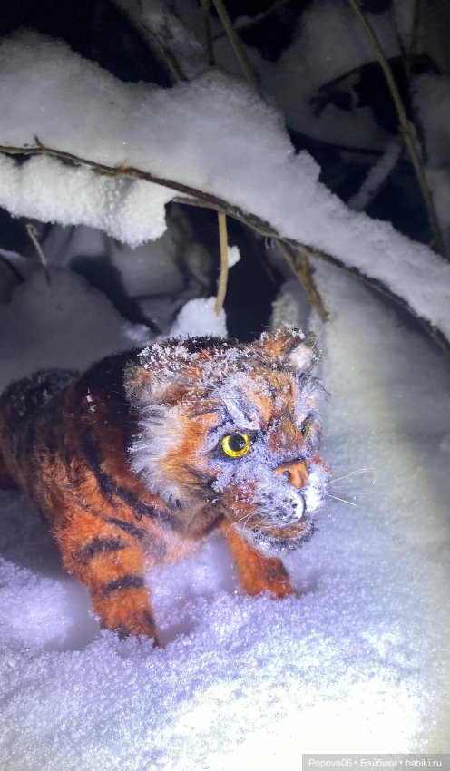 Живой тигр Зевс🐾🐅 — Вязаные игрушки и амигуруми: крючком (фото 7)