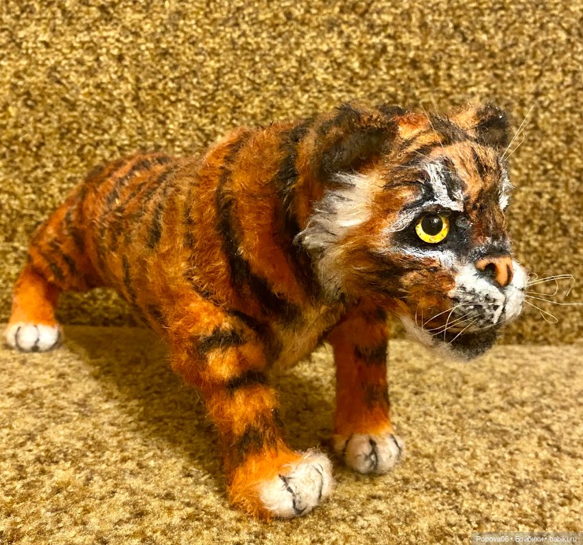 Живой тигр Зевс🐾🐅 — Вязаные игрушки и амигуруми: крючком