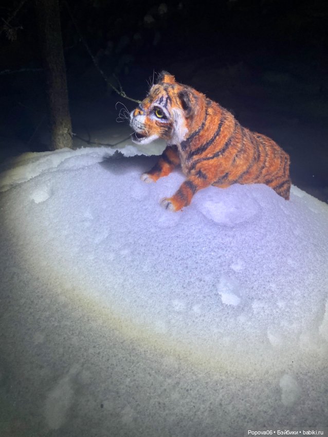 Живой тигр Зевс🐾🐅 — Вязаные игрушки и амигуруми: крючком (фото 2)