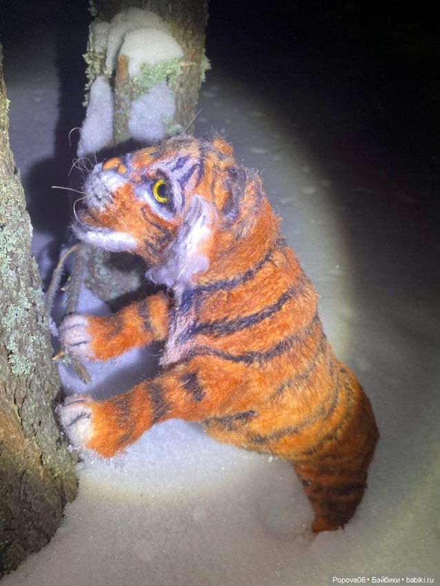 Живой тигр Зевс🐾🐅 — Вязаные игрушки и амигуруми: крючком (фото 4)