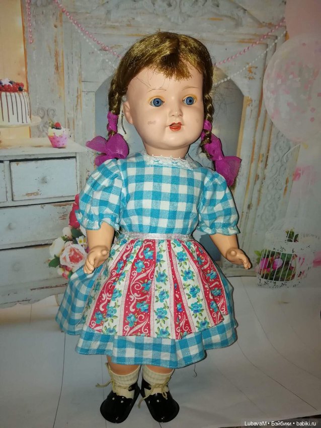 Мои старинные паричковые куклы (фото 4)