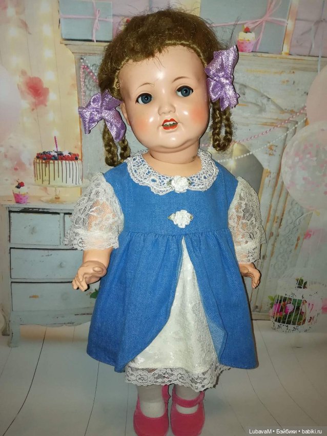 Мои старинные паричковые куклы (фото 2)