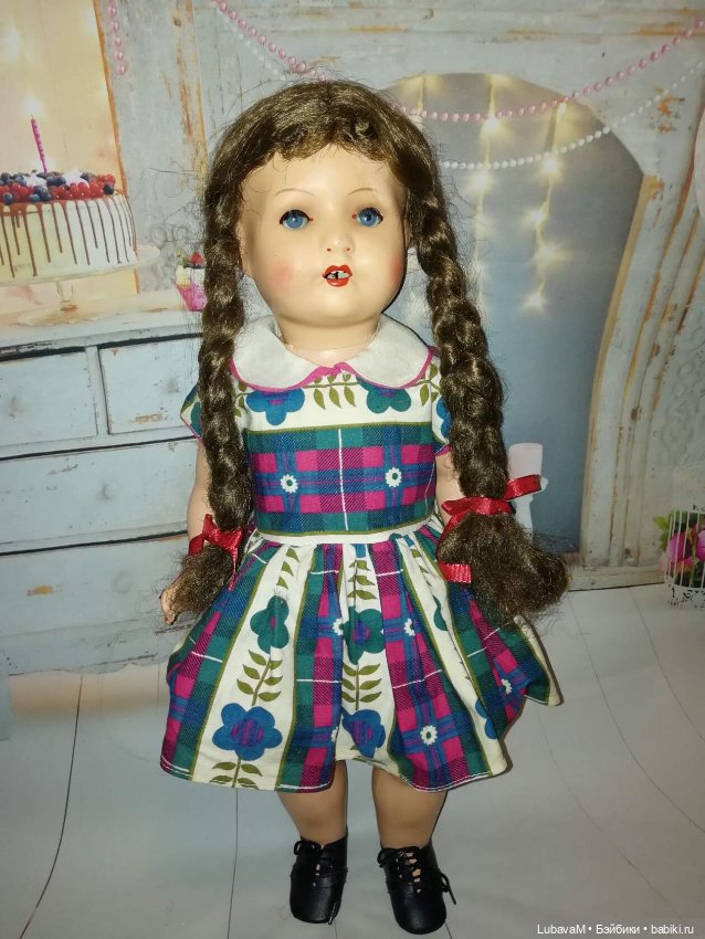 Мои старинные паричковые куклы (фото 3)