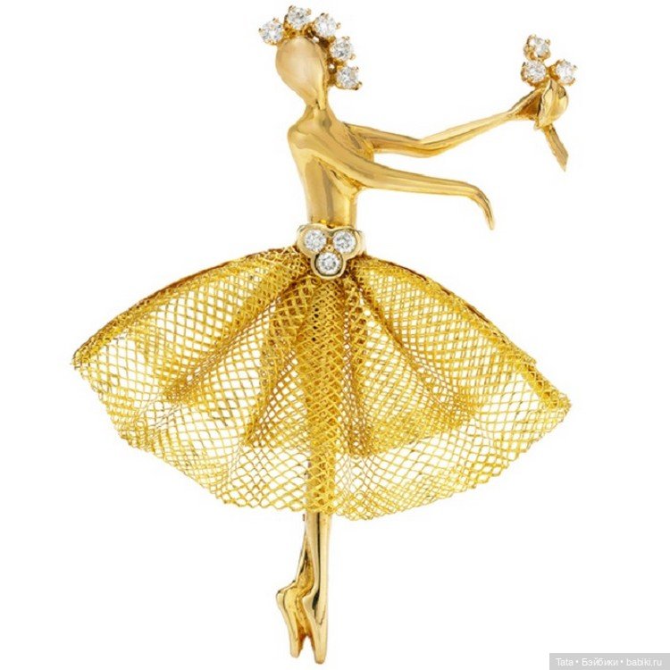 Знаменитые драгоценные броши-балерины от Van Cleef & Arpels