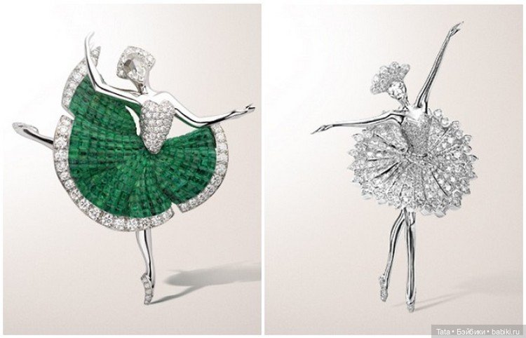 Знаменитые драгоценные броши-балерины от Van Cleef & Arpels
