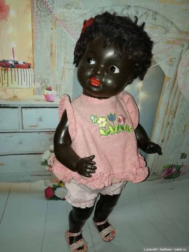 Мои любимые негрики — Редкие антикварные куклы и реплики: воск (фото 3)