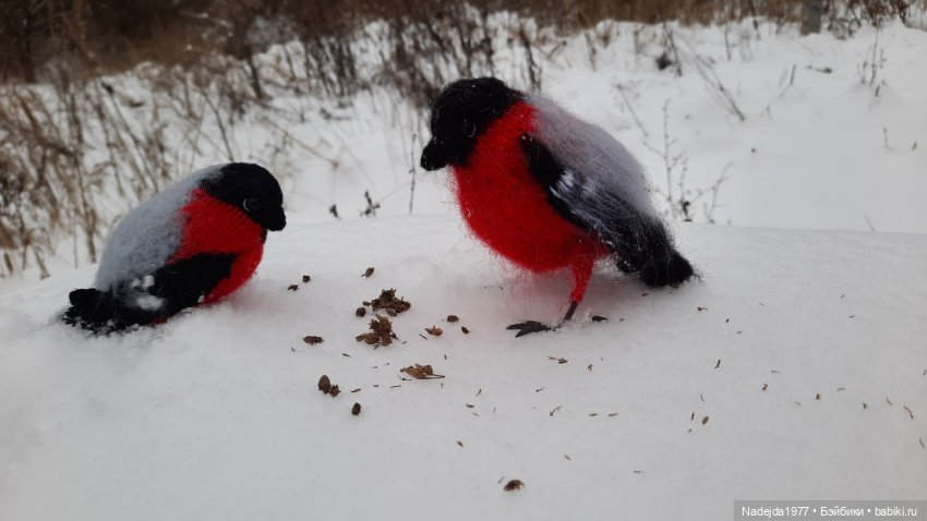 Ещё снегирь... Моя работа