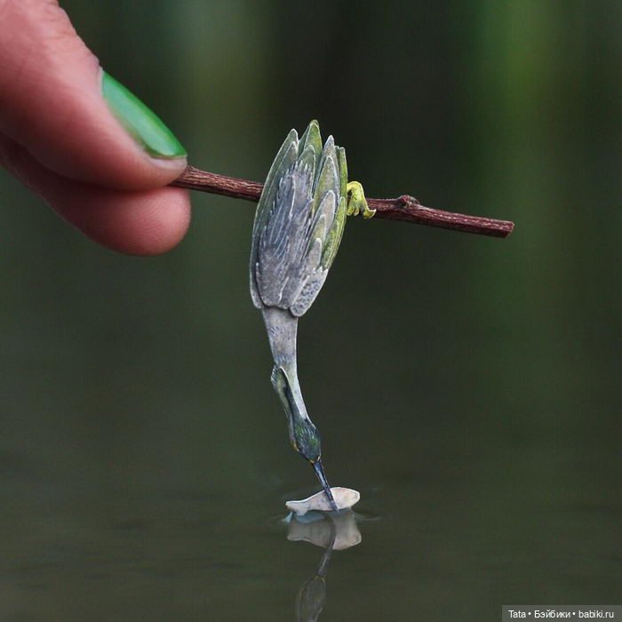 Бумажные птички Vaishali, Индия (фото 3)