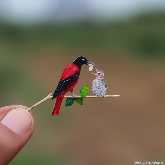 Бумажные птички Vaishali, Индия