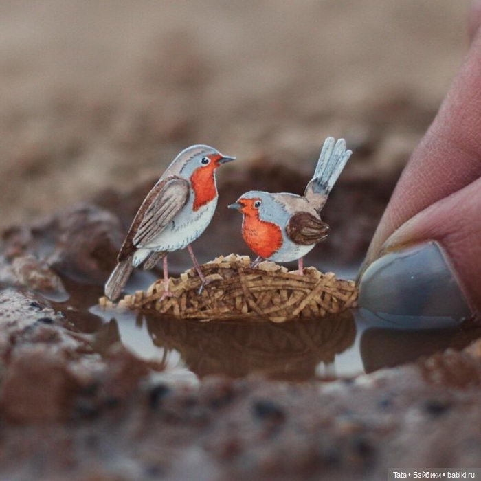 Бумажные птички Vaishali, Индия