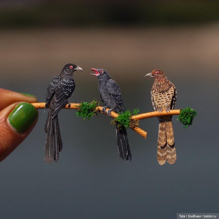 Бумажные птички Vaishali, Индия