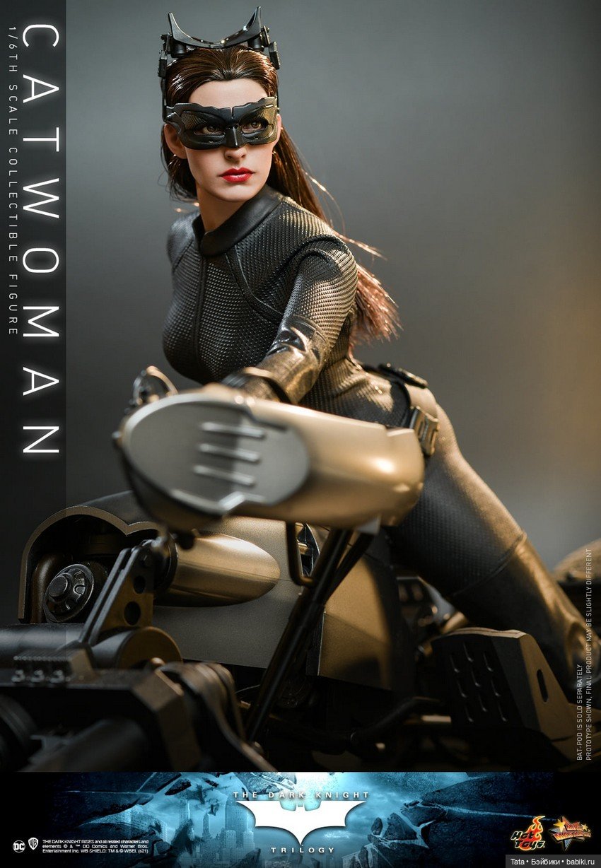 Перевыпуск фигурки Женщины-кошки, 1/6, по мотивам Трилогии Тёмного Рыцаря Нолан, Hot Toys (фото 9)