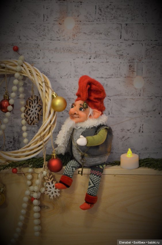 Авторская кукла Добрый Гном (фото 5)