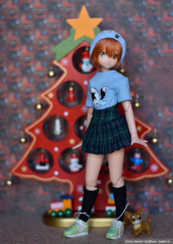 Аки и Рин нарядили ёлочку (фото 3)