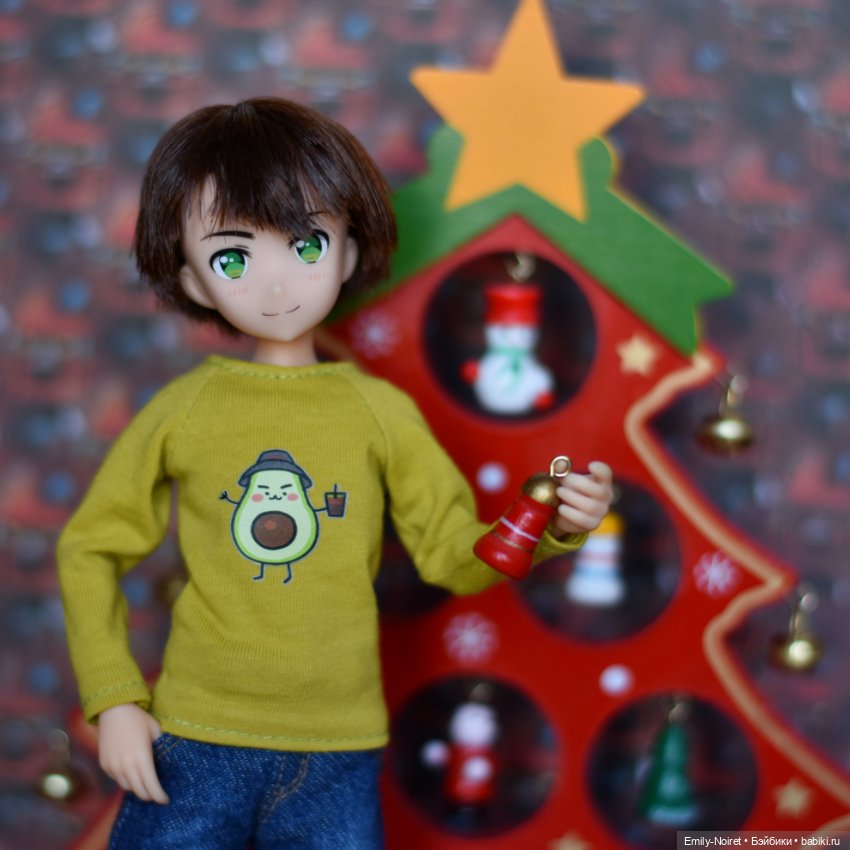 Аки и Рин нарядили ёлочку (фото 2)