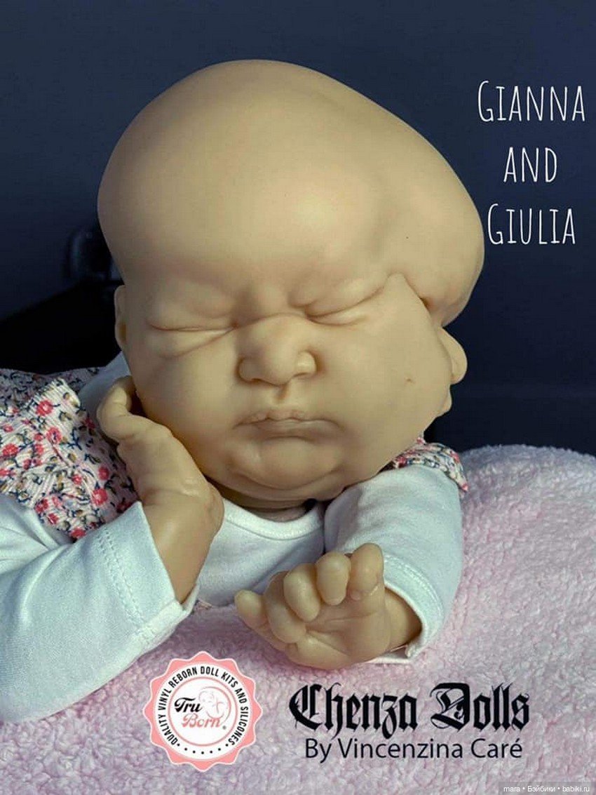 Молд для куклы реборн Gianna & Giulia Painted by Vincenzina Caré