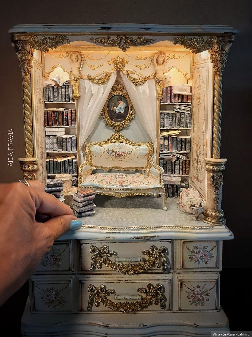 Миниатюра от Aida Pravia — Румбоксы и кукольные интерьеры: фото