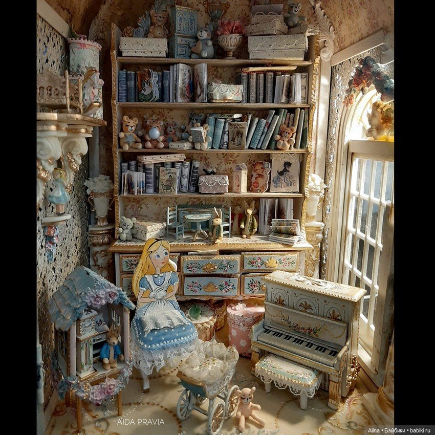 Миниатюра от Aida Pravia — Румбоксы и кукольные интерьеры: фото